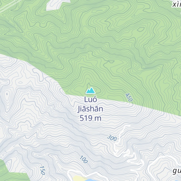 Map of Luó Jiāshān