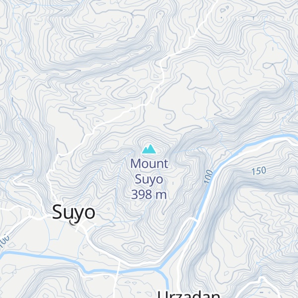Map of Mount Suyo