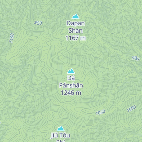 Map of Dà Pánshān