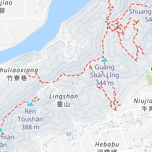 Map of Lingshan