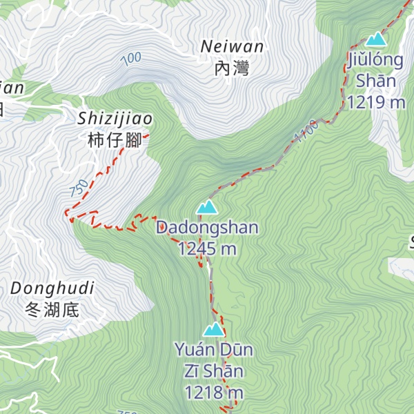 Map of Dadongshan
