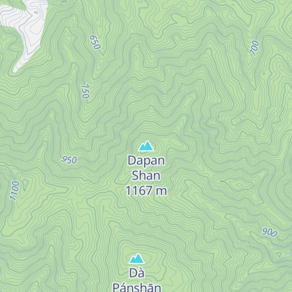 Map of Dapan Shan