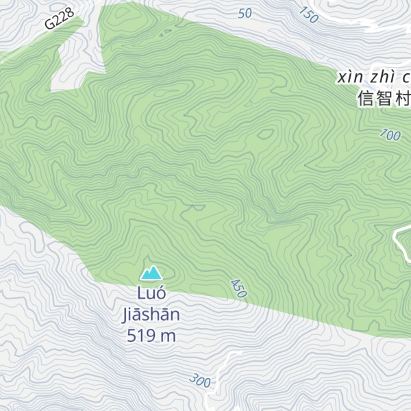 Map of Datao Shan