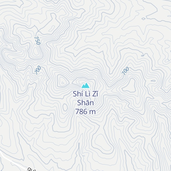 Map of Shí Lì Zǐ Shān