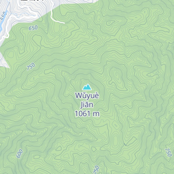 Map of Wǔyuè Jiān