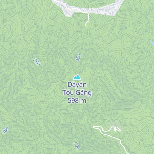Map of Dàyán Tóu Gǎng
