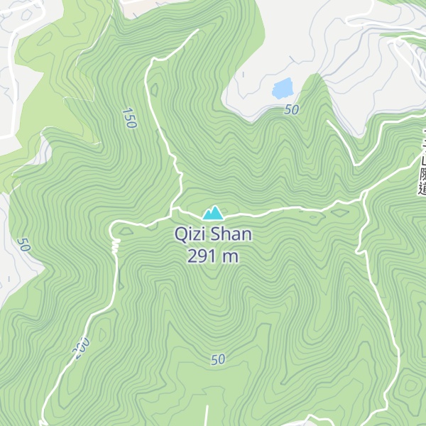 Map of Qizi Shan