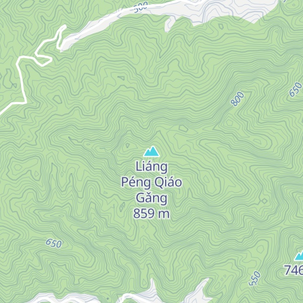 Map of Liáng Péng Qiáo Gǎng