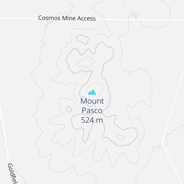Map of Mount Pasco