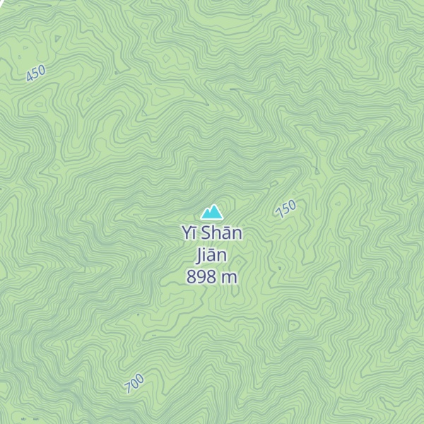 Map of Yī Shān Jiān