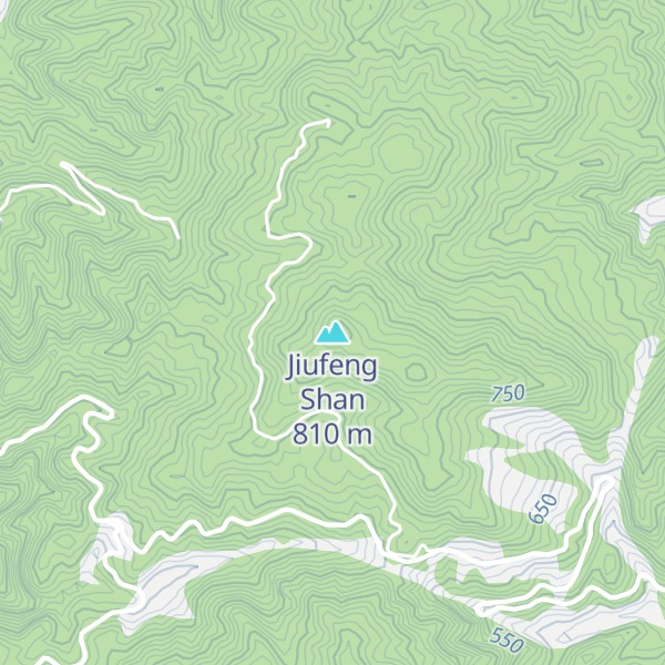 Map of Jiufeng Shan