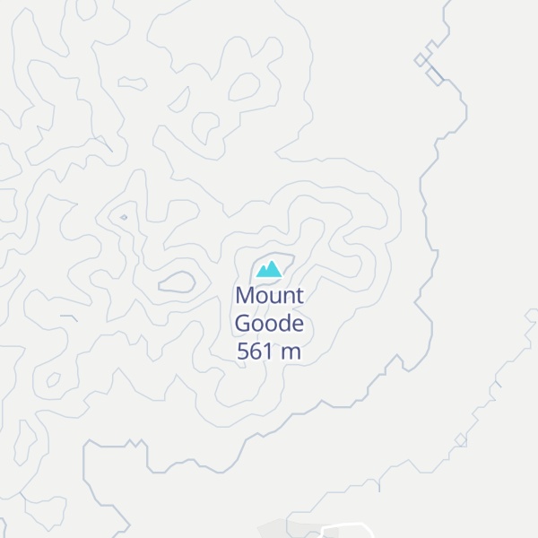 Map of Mount Goode