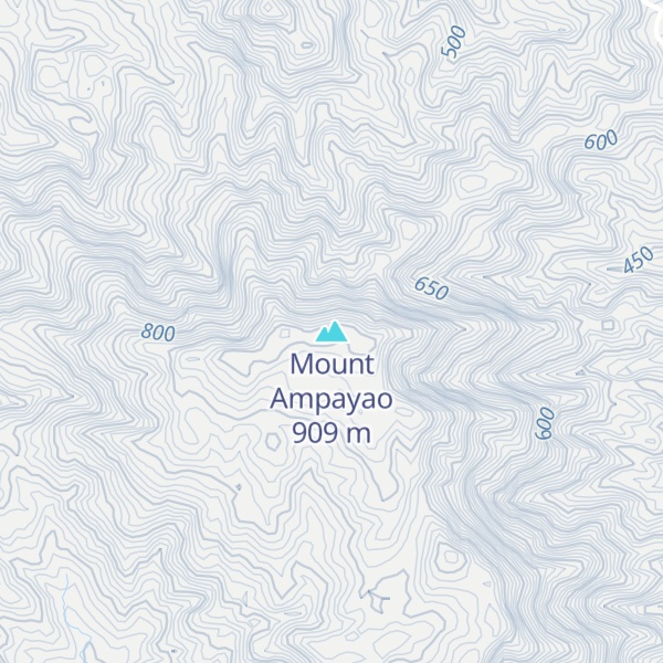 Map of Mount Ampayao