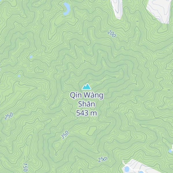 Map of Qín Wàng Shān