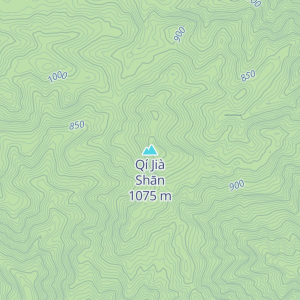Map of Qí Jià Shān
