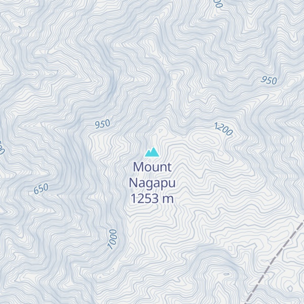 Map of Mount Nagapu