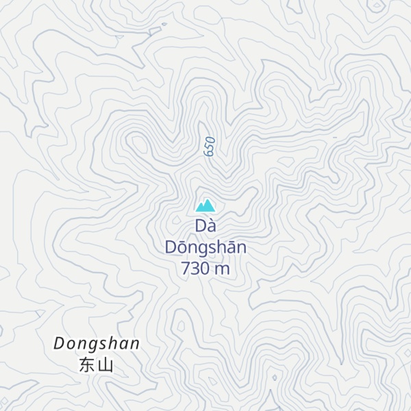 Map of Dà Dōngshān