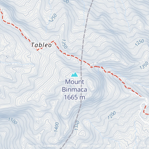 Map of Mount Binmaca