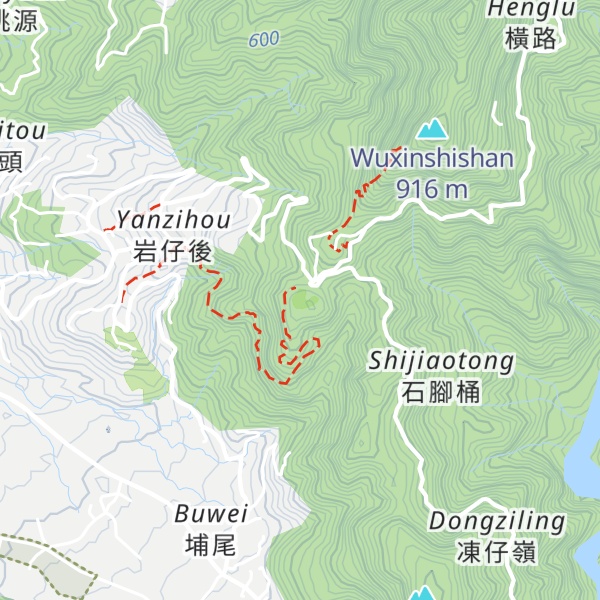 Map of Bantianyanshan