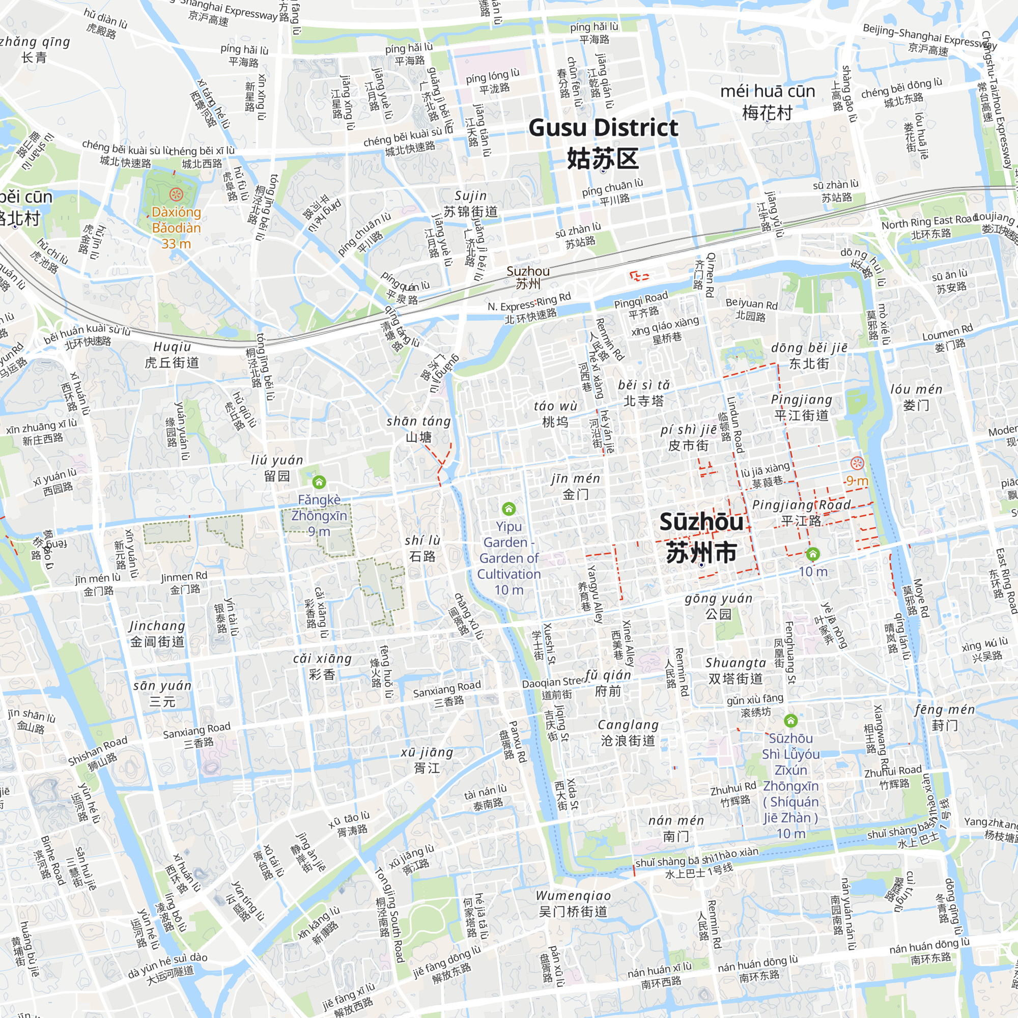 Yipu Garden - Garden of Cultivation map