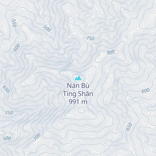 Map of Nán Bù Tíng Shān
