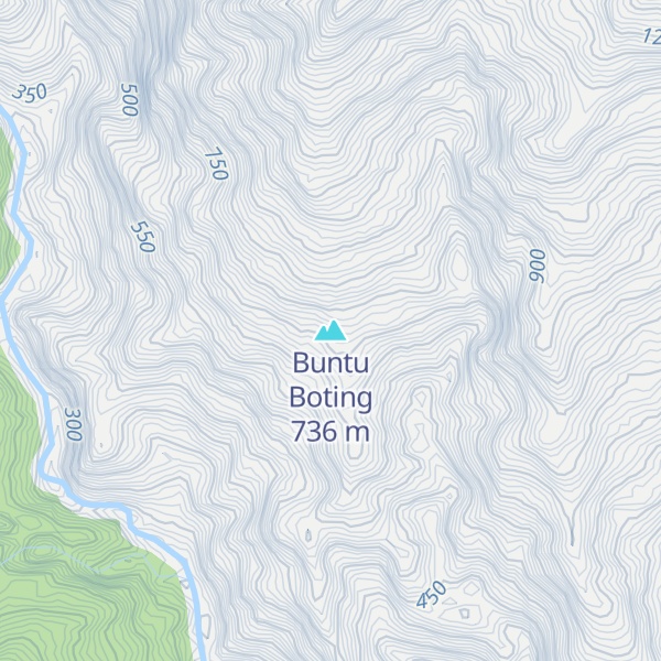 Map of Buntu Boting