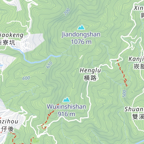 Map of Jiuzhouling