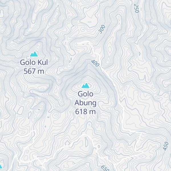 Map of Golo Abung