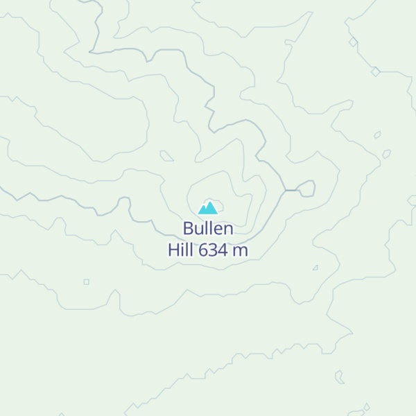Map of Bullen Hill