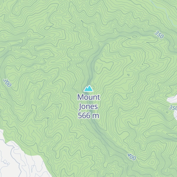 Map of Mount Jones
