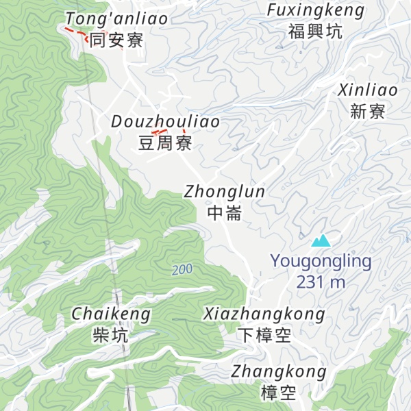 Map of Xinliao