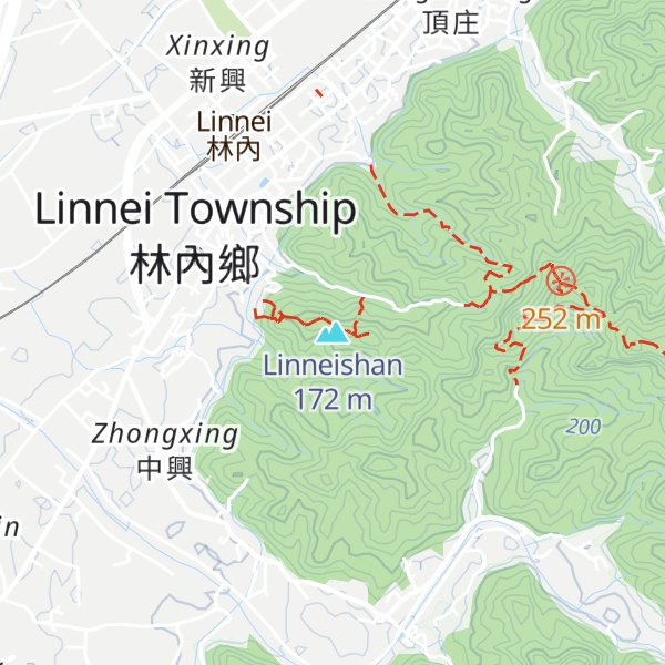 Map of Linneishan