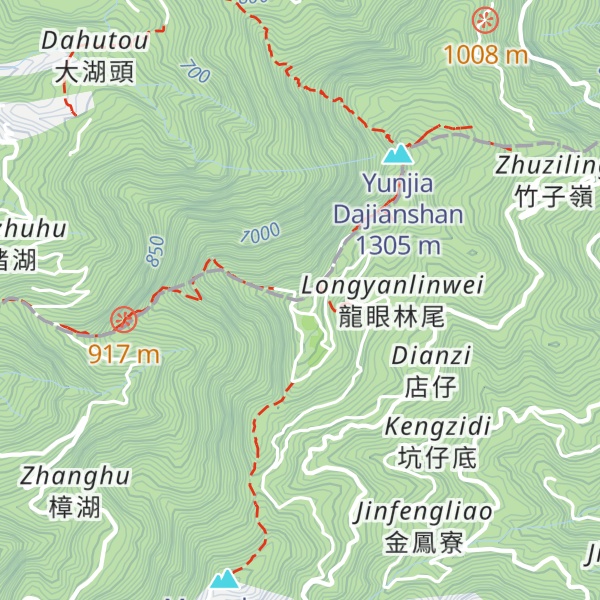 Map of Erjianshan
