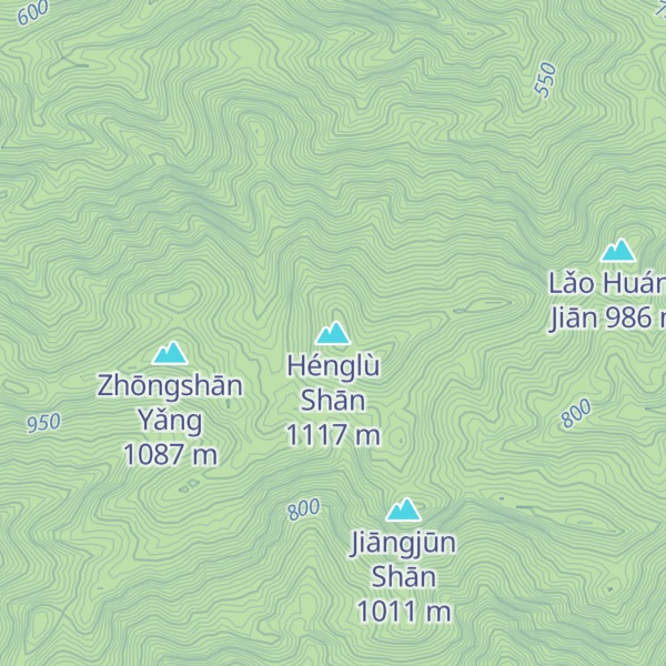Map of Hénglù Shān