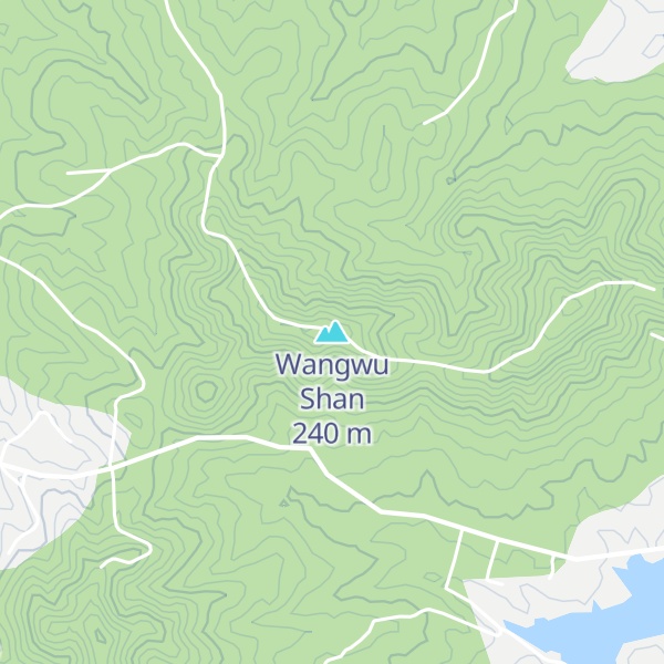 Map of Wangwu Shan