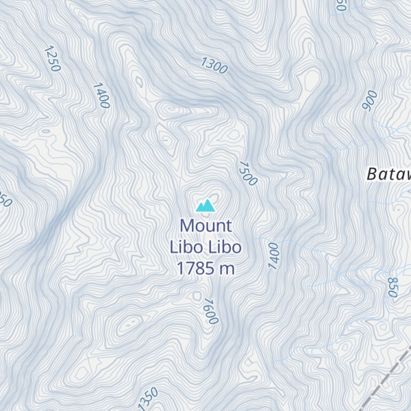 Map of Mount Libo Libo