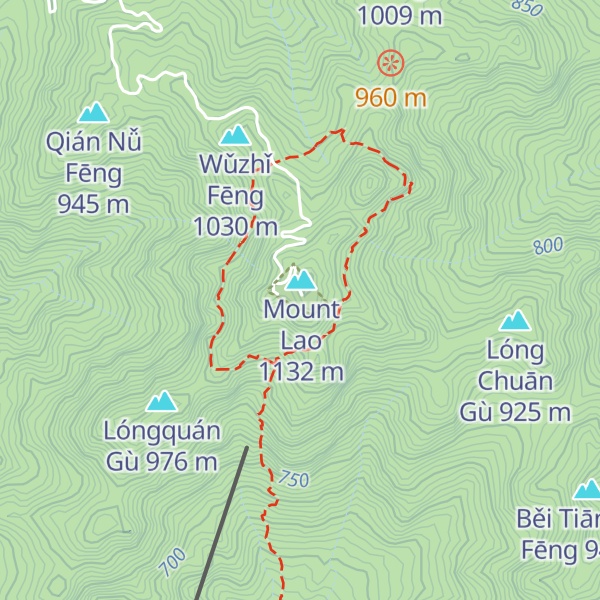 Map of Líng Qí Fēng