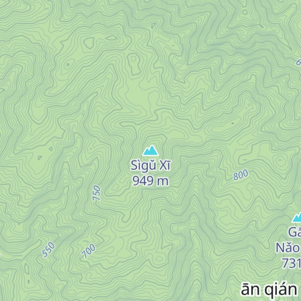 Map of Sìgǔ Xī