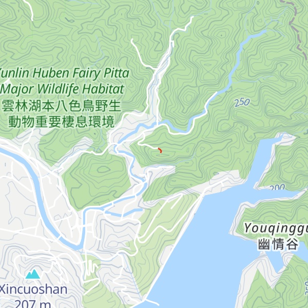 Map of Shē Zǐ Kēng Shān