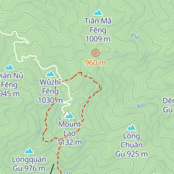 Map of Dān Lú Fēng