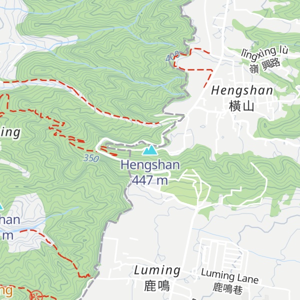 Map of Hengshan