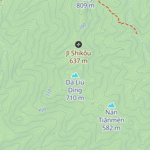 Map of Dà Liú Dǐng