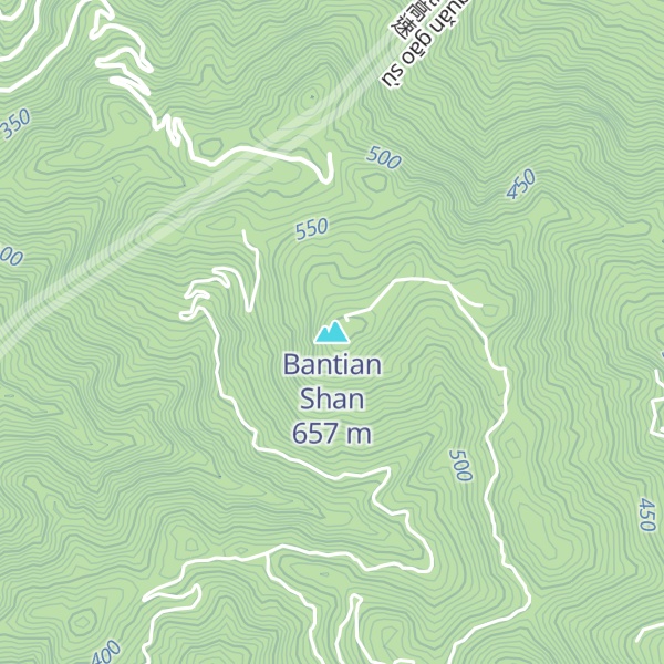 Map of Bantian Shan