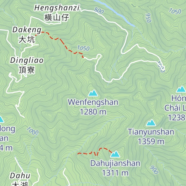 Map of Wenfengshan