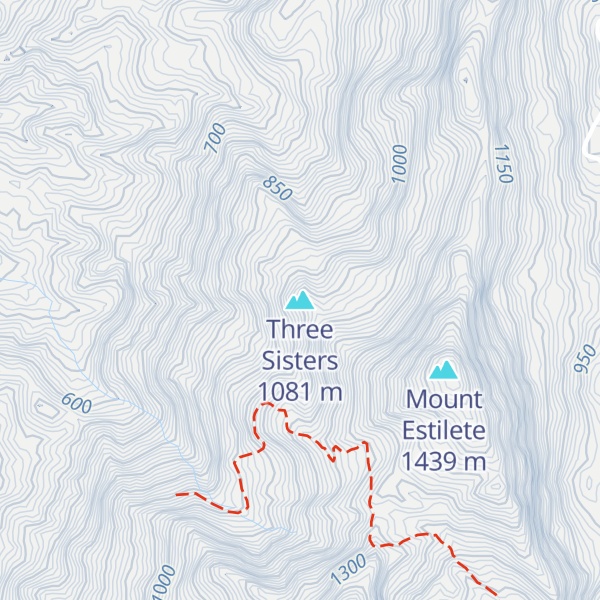 Map of Three Sisters