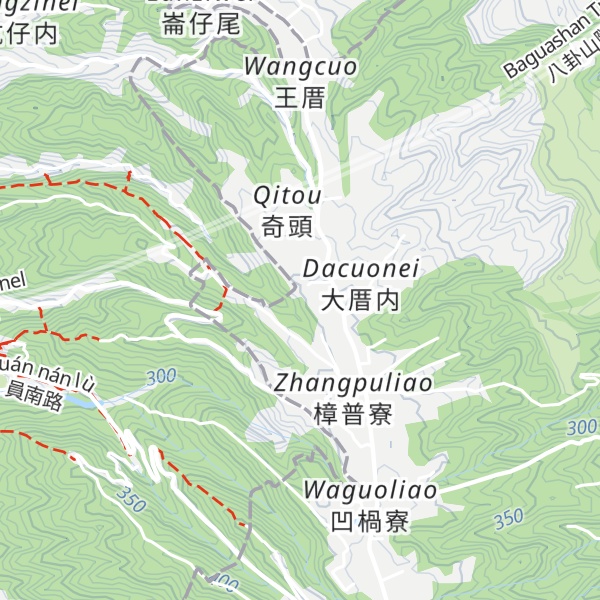 Map of Nántóu Tái