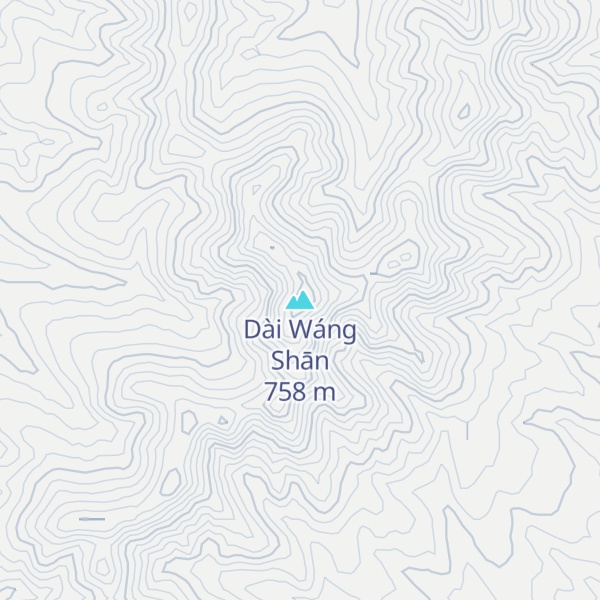 Map of Dài Wáng Shān
