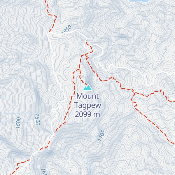 Map of Mount Tagpew