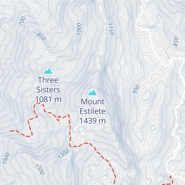 Map of Mount Estilete
