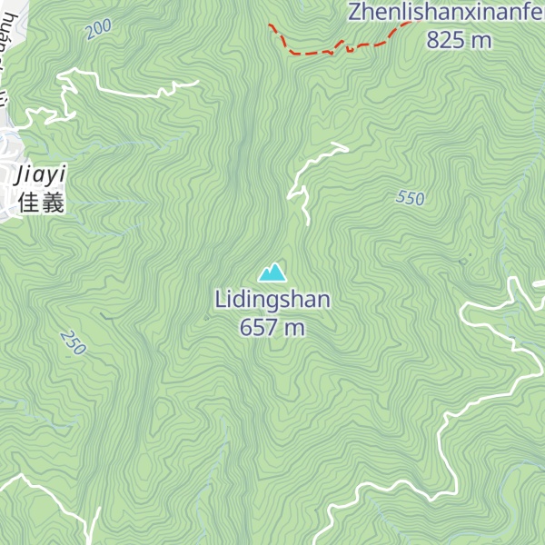 Map of Lidingshan